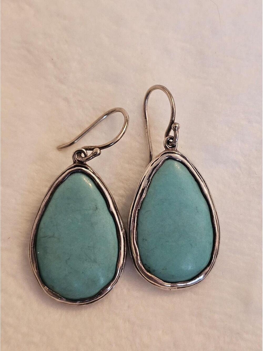 Silpada Sterling Silver Howlite Earrings